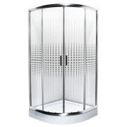 Душевая кабина Insana Geja Point 90x90 см профиль браш/стекло с рисунком А0048485