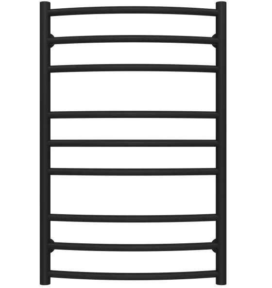 Полотенцесушитель водяной Deffi Классик Элит П9 600х800 боковое правое подключение черный C.KE.80.60.9.B.C