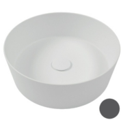 Раковина для ванной Hatria Happy Hour Alchemy 07:00 S 40х40 см фаянс антрацит A0Y1VG08