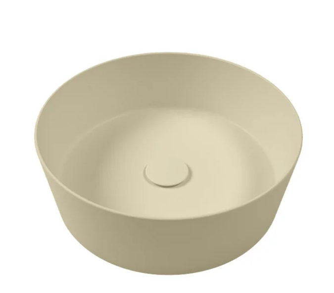 Раковина для ванной Hatria Happy Hour Alchemy 07:00 S 40х40 см фаянс айвори A0Y1VG08 A0Y1VG12