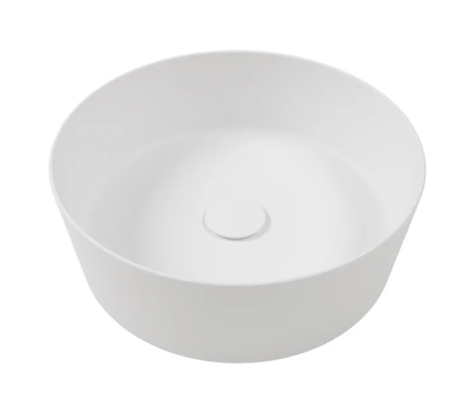 Раковина для ванної Hatria Happy Hour Alchemy 07:00 S 40х40 см фаянс білий матовий A0Y1VG25