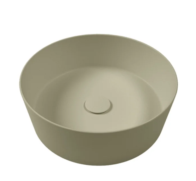 Раковина для ванної Hatria Happy Hour Alchemy 07:00 S 40х40 см фаянс пісок A0Y1VG26