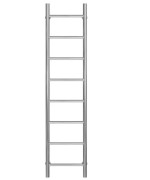 Сушка для рушників водяна Deffi Оріон П8 300х1400 бічне праве підключення хром C.OR.140.30.8.C.C