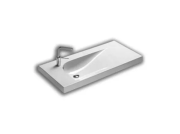 Раковина для ванной Hatria Grandangolo 100х50 см керамика белый глянцевый 00YXF701