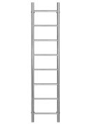 Полотенцесушитель водяной Deffi Орион П8 300х1400 нижнее подключение хром C.OR.140.30.8.C.A