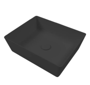 Раковина для ванної Hatria Happy Hour Alchemy 11:00 S 50х38 см фаянс чорний матовий A0Y1VH02
