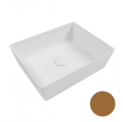 Раковина для ванной Hatria Happy Hour Alchemy 11:00 S 50х38 см фаянс табак A0Y1VH29