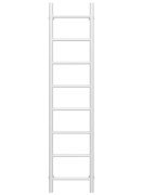 Сушка для рушників водяна Deffi Оріон П8 300х1400 бічне ліве підключення білий C.OR.140.30.8.W.B