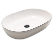 Раковина для ванной Hatria Happy Hour 12:00 S 57х38 см фаянс белый 00Y8AK01