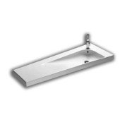 Раковина для ванної Hatria Grandangolo Т права 130х50 см кераміка білий глянцевий 00YXF501