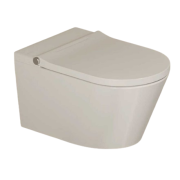 Унітаз-біде підвісний Hatria H-smart 59,5х37 см сидіння з підігрівом фаянс білий глянцевий 00Y9D301