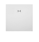 Душовий піддон Hatria Lif H3 Evo 80x80 см з сифоном фаянс/пластик білий глянцевий P0Y9BK01