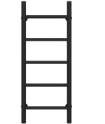 Полотенцесушитель водяной Deffi Орион П5 400х800 нижнее подключение черный C.OR.80.40.5.B.A