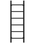 Сушка для рушників водяна Deffi Оріон П6 400х1000 бічне ліве підключення чорний C.OR.100.40.6.B.B