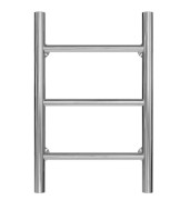 Полотенцесушитель водяной Deffi Орион П3 400х500 боковое правое подключение хром C.OR.50.40.3.C.C