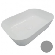 Раковина для ванной Hatria Happy Hour Slim Alchemy 18:00 S 55х38 см фаянс цемент A0Y2A007