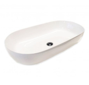 Раковина для ванной Hatria Happy Hour 21:00 S 75х38 см фаянс белый 00Y8AL01