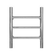 Полотенцесушитель водяной Deffi Орион П3 400х400 боковое правое подключение хром C.OR.40.40.3.C.C