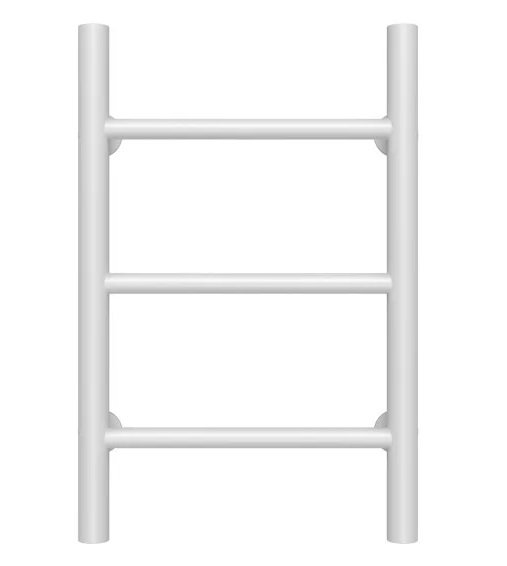 Полотенцесушитель водяной Deffi Орион П3 400х500 боковое правое подключение белый C.OR.50.40.3.W.C