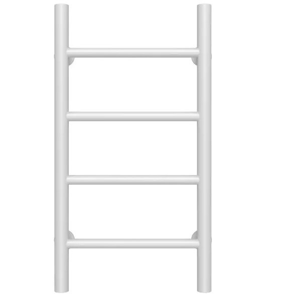 Сушка для рушників водяна Deffi Оріон П4 400х600 нижнє підключення білий C.OR.60.40.4.W.A