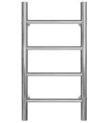 Полотенцесушитель водяной Deffi Орион П4 400х600 боковое левое подключение хром C.OR.60.40.4.C.B