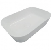 Раковина для ванної Hatria Happy Hour Slim Alchemy 18:00 S 55х38 см фаянс білий матовий A0Y2A025