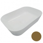 Раковина для ванної Hatria Happy Hour Slim Alchemy 18:00 S 55х38 см фаянс крит A0Y2A028