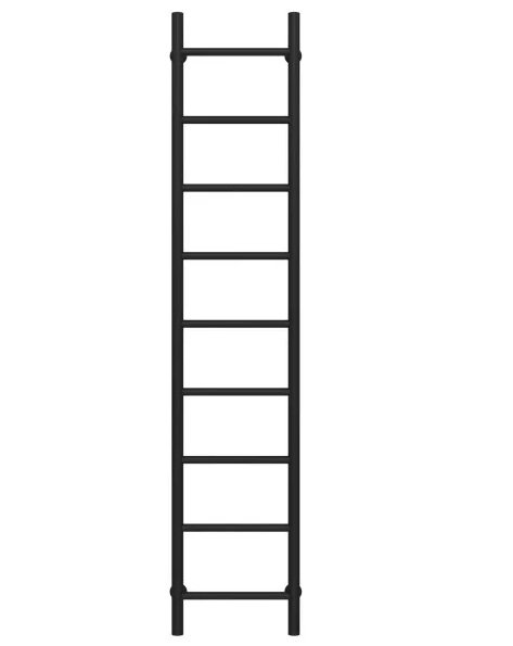 Полотенцесушитель водяной Deffi Орион П9 300х1600 боковое правое подключение черный C.OR.160.30.9.B.C