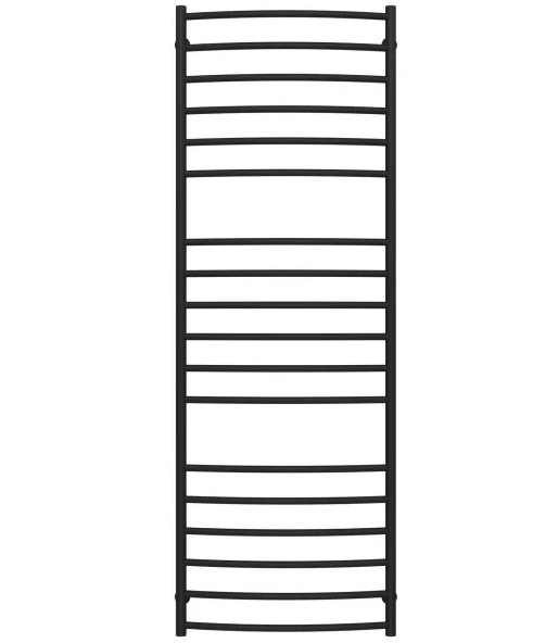 Сушка для рушників водяна Deffi Класик Еліт П18 600х1800 нижнє підключення чорний C.KE.180.60.18.B.A