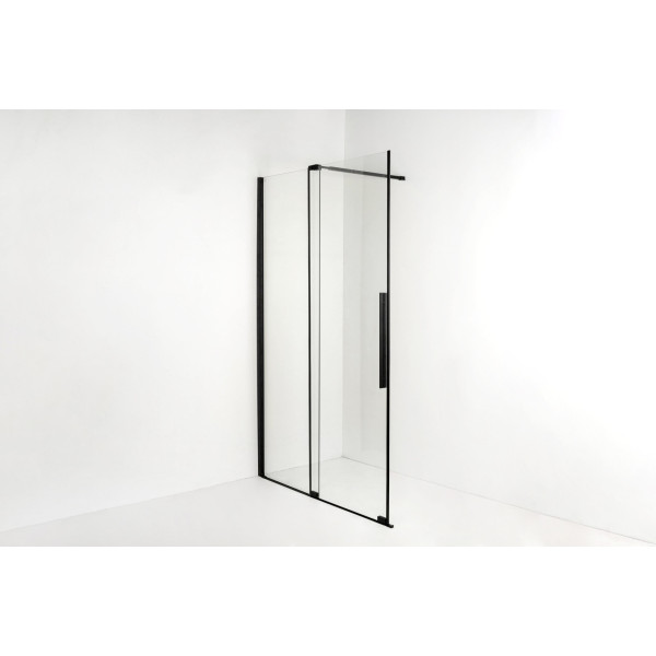 Душевая дверь Insana Santa black 120x190 см профиль черный/стекло прозрачное А0055225