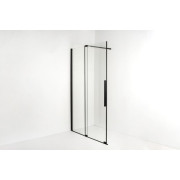 Душові двері Insana Santa black 120x190 см профіль чорний/скло прозоре А0055225