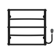 Электрический полотенцесушитель Deffi Аквамикс П5 400х500 правое подключение черный C.AM.50.40.5.E.B.R.5