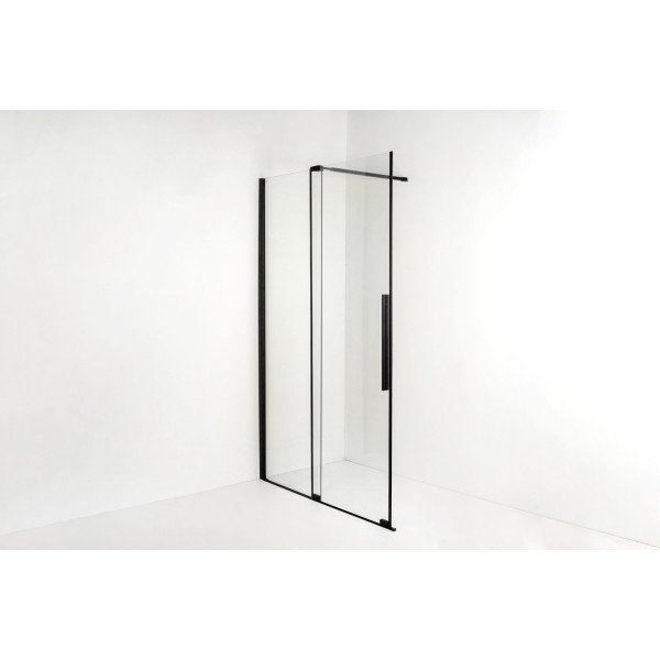 Душові двері Insana Santa black 120x190 см профіль чорний/скло прозоре А0055225