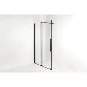 Душевая дверь Insana Santa black 120x190 см профиль черный/стекло прозрачное А0055225