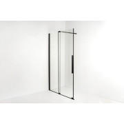 Душові двері Insana Santa black 120x190 см профіль чорний/скло прозоре А0055225