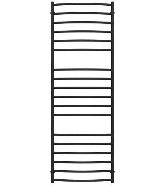 Полотенцесушитель водяной Deffi Классик Элит П18 600х1800 боковое правое подключение черный C.KE.180.60.18.B.C