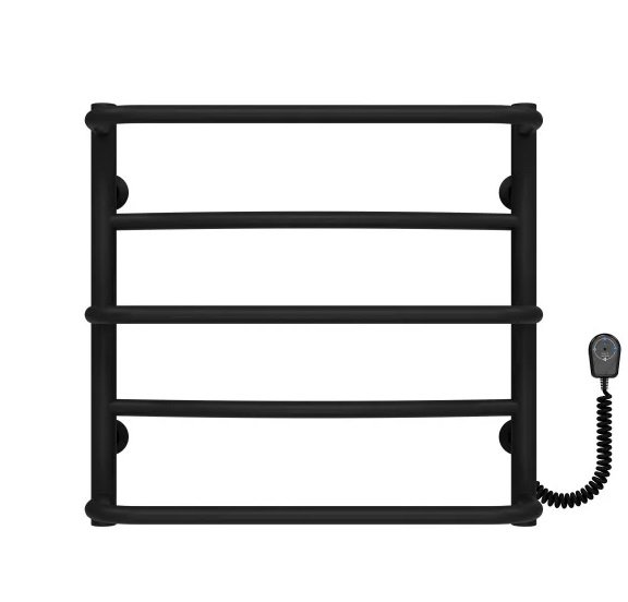 Электрический полотенцесушитель Deffi Аквамикс П5 400х500 правое подключение черный C.AM.50.40.5.E.B.R.5