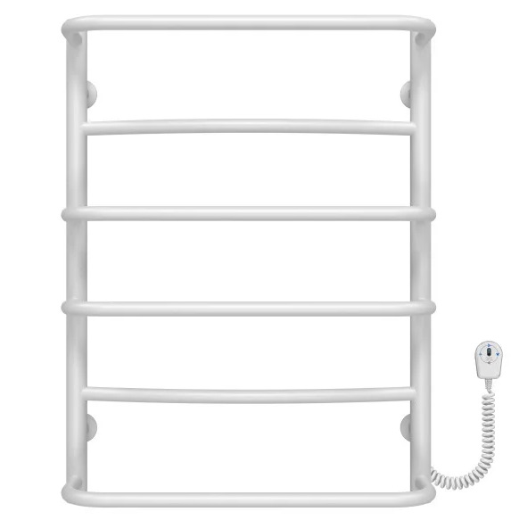 Електросушарка для рушників Deffi Аквамікс П6 400х700 праве підключення білий C.AM.70.40.6.E.W.R.5