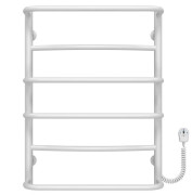 Электрический полотенцесушитель Deffi Аквамикс П6 400х700 правое подключение белый C.AM.70.40.6.E.W.R.5