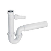 Сифон для кухонной мойки McAlpine HC7 без слива 1 1/2х50 мм пластик А0047313