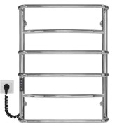 Электрический полотенцесушитель Deffi Аквамикс П6 400х700 левое подключение JD03 хром C.AM.70.40.6.E.C.L.1