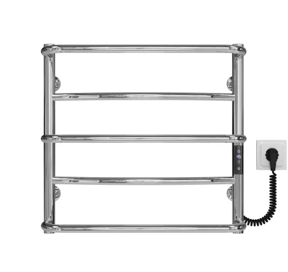 Электрический полотенцесушитель Deffi Аквамикс П5 400х500 правое подключение JD03 хром C.AM.50.40.5.E.C.R.1