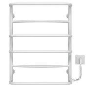 Электрический полотенцесушитель Deffi Аквамикс П6 400х700 правое подключение WD03 белый C.AM.70.40.6.E.W.R.3