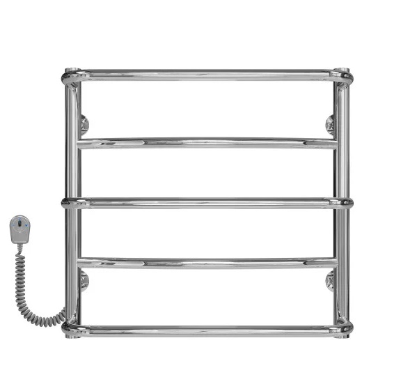Электрический полотенцесушитель Deffi Аквамикс П5 500х500 левое подключение хром C.AM.50.50.5.E.C.L.5