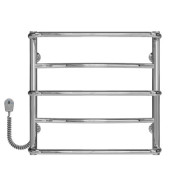 Электрический полотенцесушитель Deffi Аквамикс П5 500х500 левое подключение хром C.AM.50.50.5.E.C.L.5