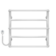 Электрический полотенцесушитель Deffi Аквамикс П5 500х500 левое подключение белый C.AM.50.50.5.E.W.L.5