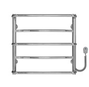 Электрический полотенцесушитель Deffi Аквамикс П5 500х500 правое подключение хром C.AM.50.50.5.E.C.R.5