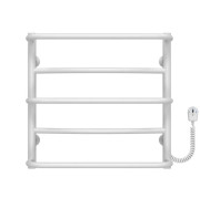 Электрический полотенцесушитель Deffi Аквамикс П5 500х500 правое подключение белый C.AM.50.50.5.E.W.R.5