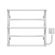 Электрический полотенцесушитель Deffi Аквамикс П5 500х500 правое подключение WD03 белый C.AM.50.50.5.E.W.R.3