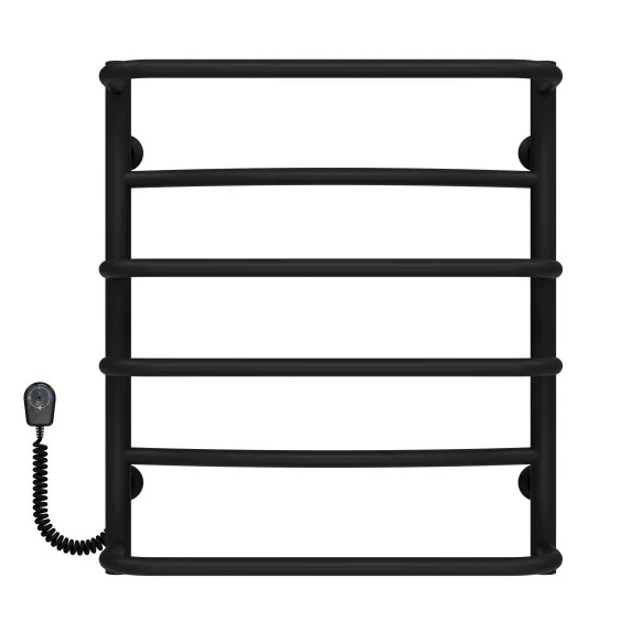 Електросушарка для рушників Deffi Аквамікс П6 500х600 ліве підключення чорний C.AM.60.50.6.E.B.L.5